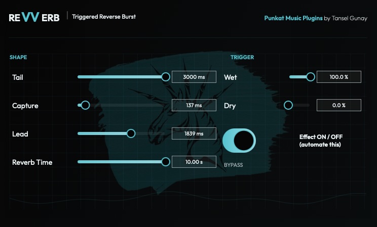 reVVerb plugin screenshot
